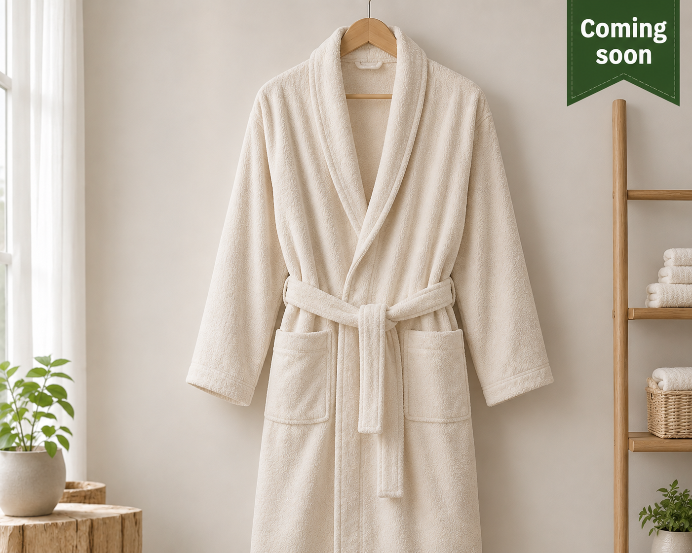 Clover Basket Terry Robe - Adult   Coming Soon