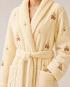 Strawberry Bunny Cotton Terry Robe – Buttercream