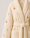 Miss Meadow Strawberry Bunny Terry Robe (Ivory)