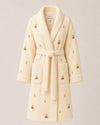 Miss Meadow Strawberry Bunny Terry Robe (Ivory)