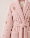 Strawberry Bunny Cotton Terry Robe – Milky Rose