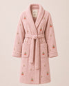 Strawberry Bunny Cotton Terry Robe – Milky Rose