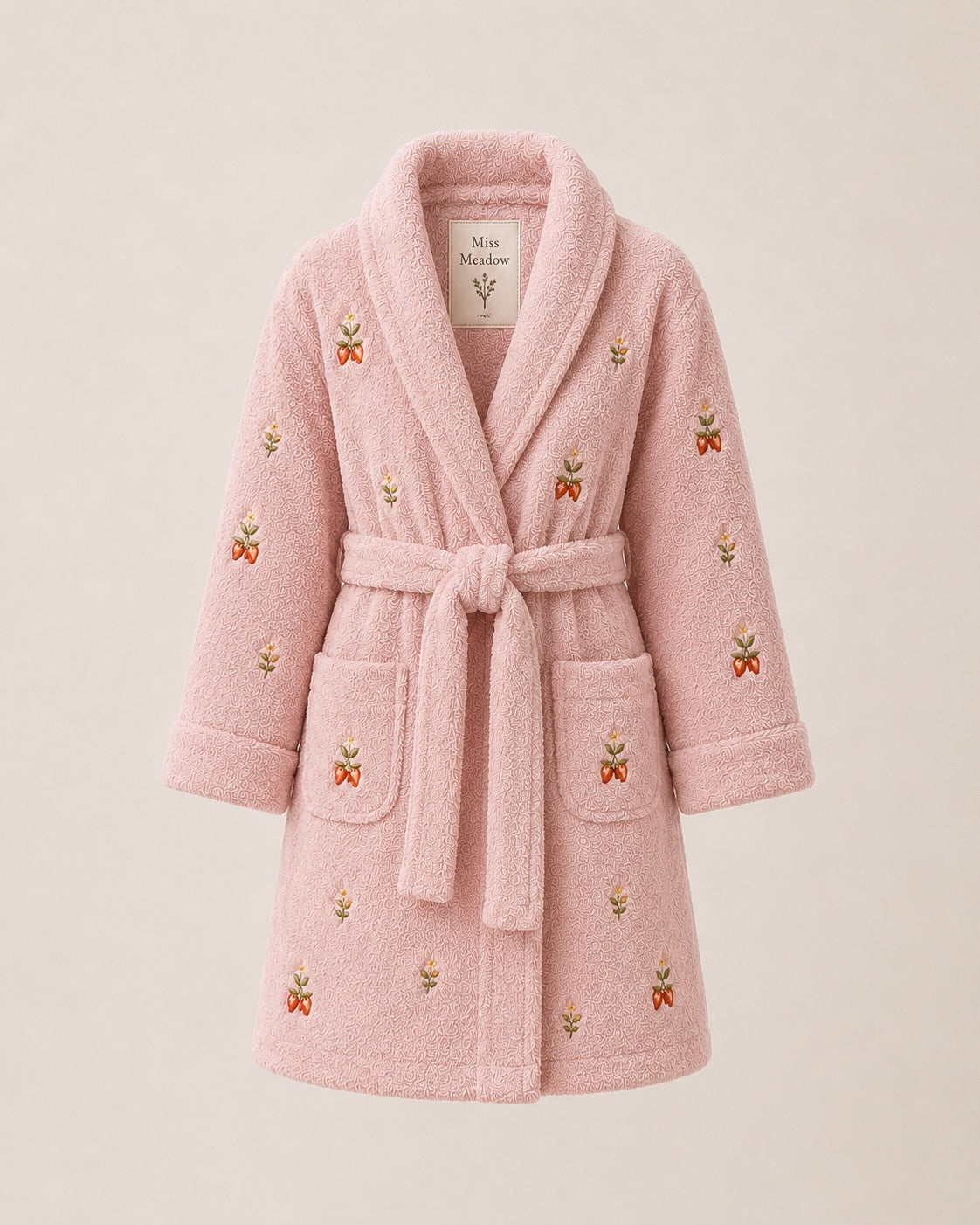 Strawberry Bunny Mommy & Me Robe Set – Milky Rose