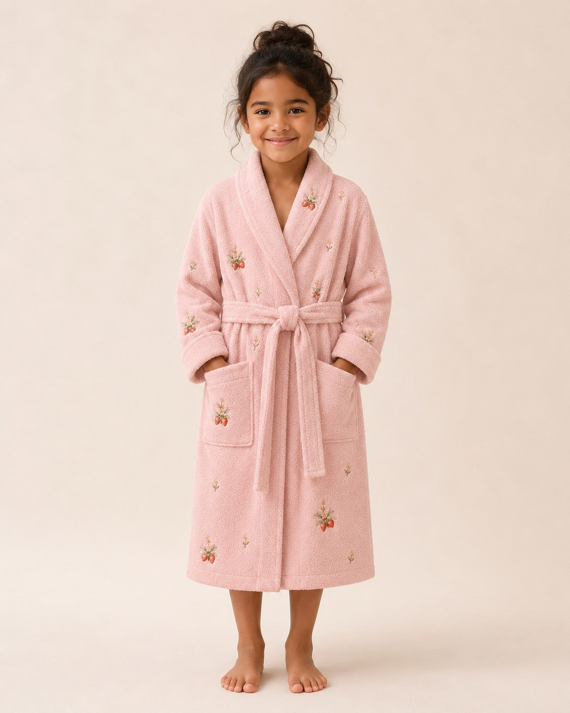 Strawberry Bunny Mommy & Me Robe Set – Milky Rose