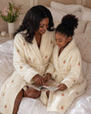 Strawberry Bunny Mommy &amp; Me Robe Set – Soft Oat